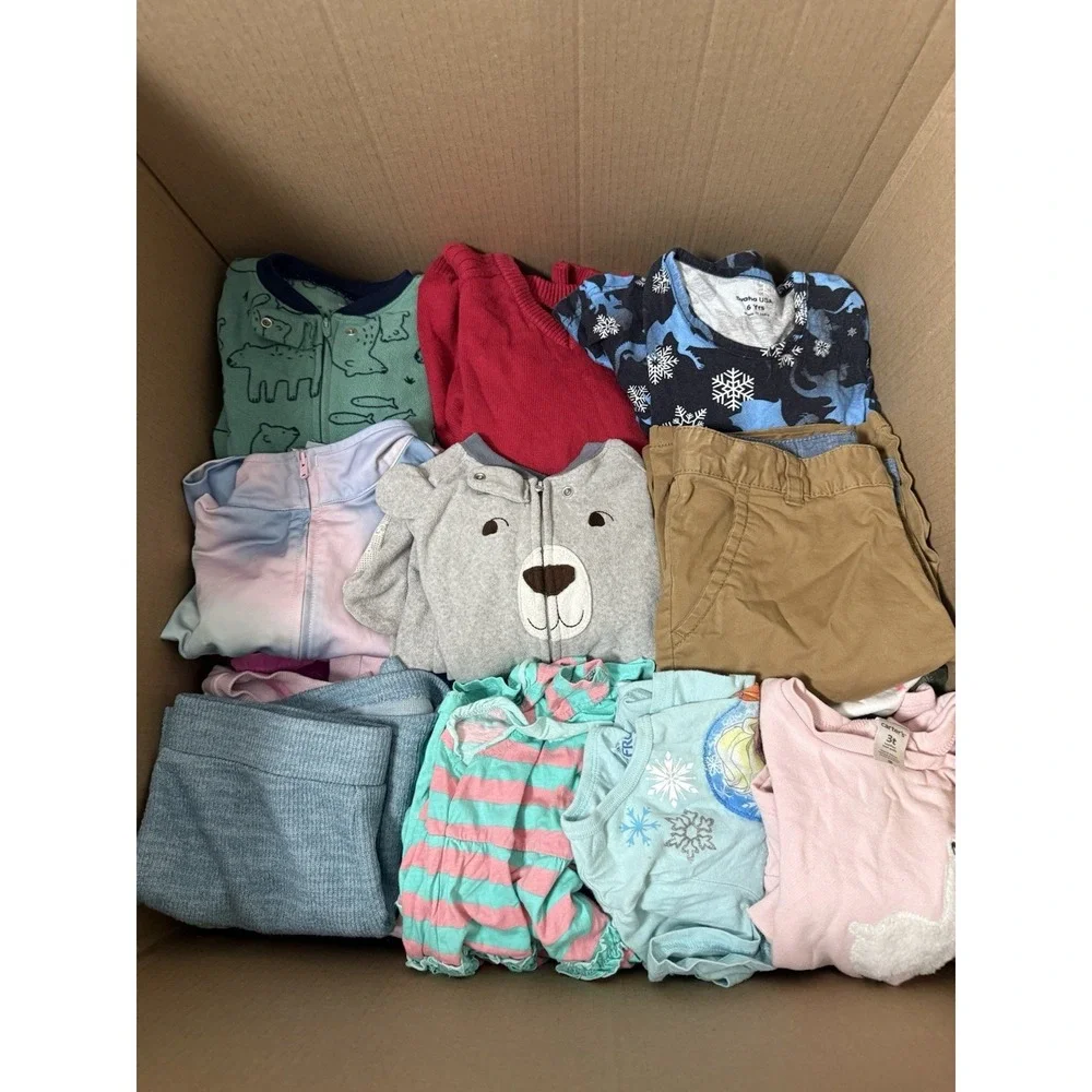 Lot‎ of 80 Mixed Baby And Toddler Clothing ( See Description)